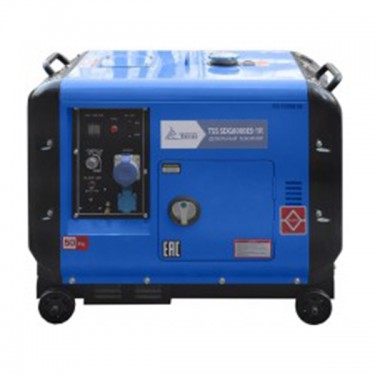 Дизельный генератор TSS SDG 6000ES-1R (шумозащитный кожух, однофазный 220В)